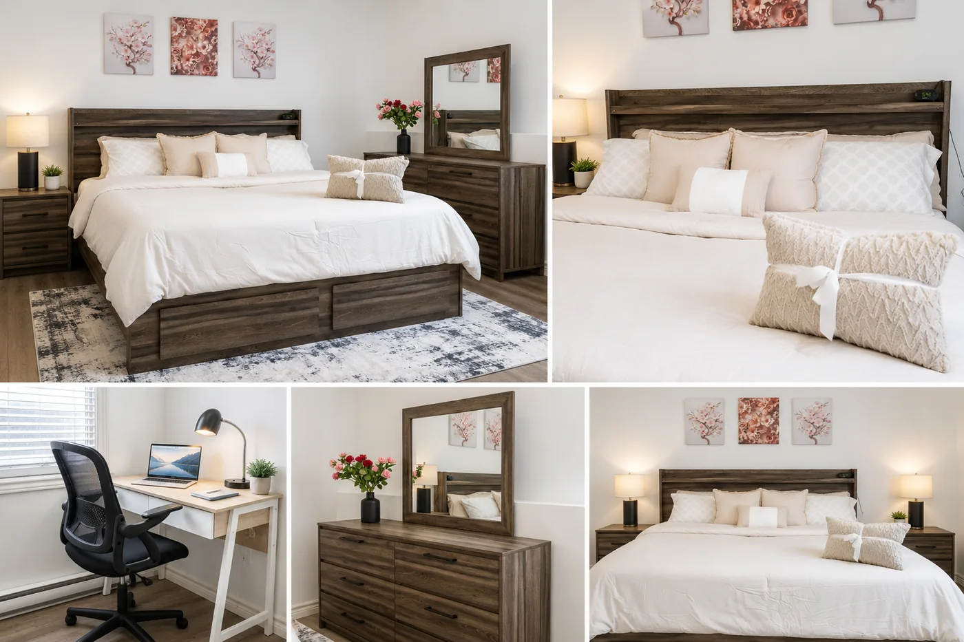 King bedroom at Ceylona Stay